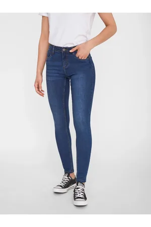 Noisy May Modré slim fit džíny Jen - Dámské