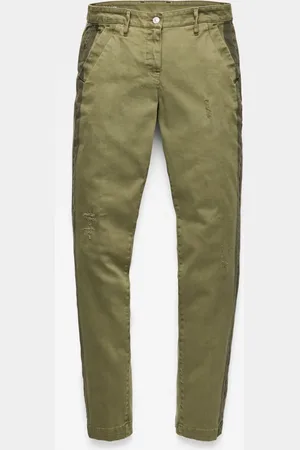 G-Star Pants - G-STAR Bronson mid skinny ankle wmn olive
