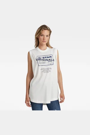 G-Star G-STAR Top - Lash originals loose tank top white