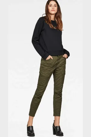 G-Star Pants - G-STAR Rovic Mid Skinny Wmn Dark Olive