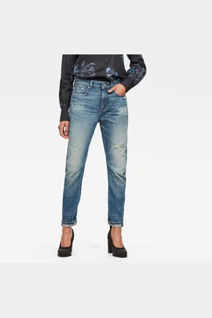 G-Star Jeans - G-STAR Arc 2.0 3d Mid Boyfriend wmn blue-cream