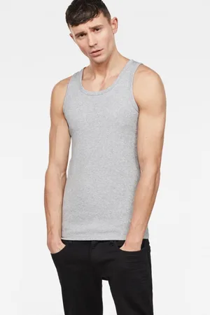 G-Star Tank top - G-STAR Base tank t 2-pack grey