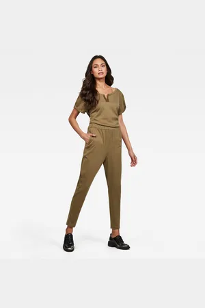 G-Star G-STAR Jumpsuit - Cocaux r suit wmn s\s olive-brown