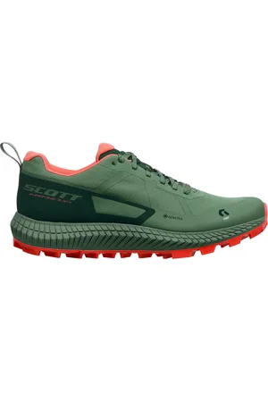 Scott Dámské běžecké boty Supertrac 3 GTX Frost Green/Coral Pink