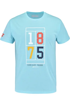 Babolat Pánské tričko Exercise Vintage Tee Men Angel Blue Heather L