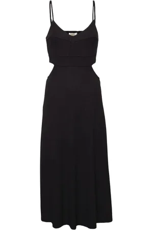 Michael Kors Dress - BUSTIER CUTOUT MIDI DRESS black