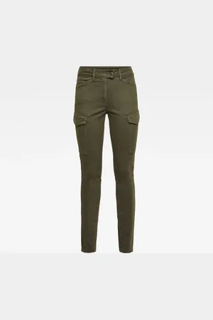 G-Star G-STAR Pants - Blossite G-Shape army high skinny in brown-olive
