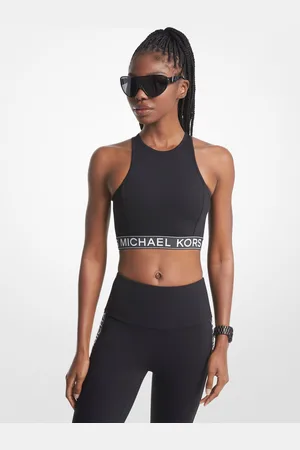 Michael Kors Top - MKGO HI NK SPORT BRA TOP black