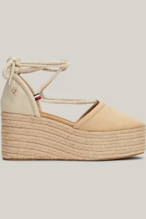 Tommy Hilfiger Béžové dámské espadrilky na platformě
