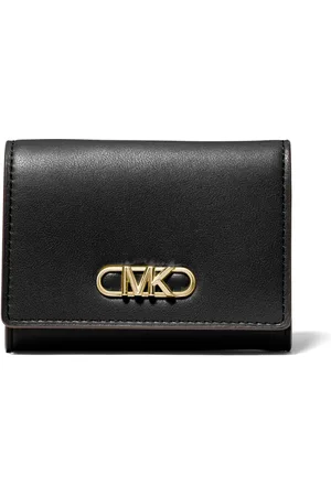 Michael Kors Wallet - PARKER MD FLAP TRIFOLD black