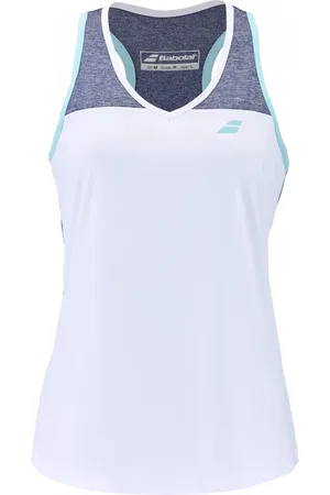 Babolat Dámské tílko Play Tank Top Women White/Blue S