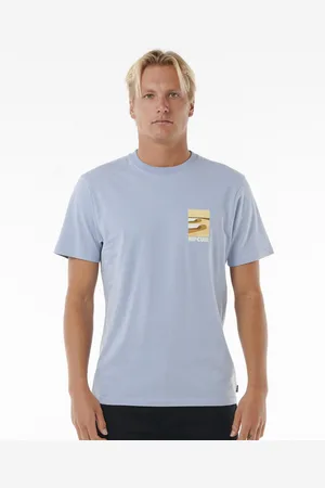 Rip Curl Tričko SURF REVIVAL LINED UP TEE Spray Blue