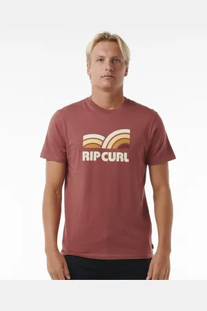 Rip Curl Tričko SURF REVIVAL CAPTURE TEE Apple Butter