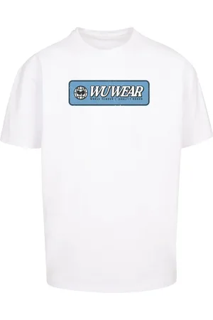 Wu Wear Pánské tričko WU Wear Earth Logo Oversize bílé