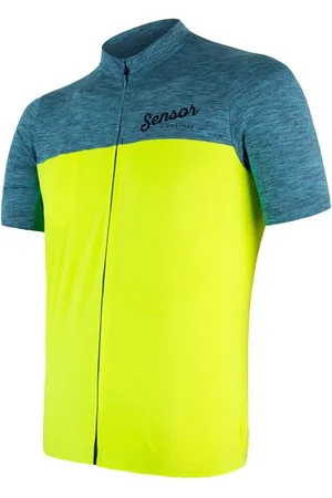 Sensor Pánský dres Cyklo Motion Blue/Neon Yellow
