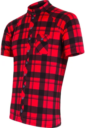Sensor Pánský dres Cyklo Square Red