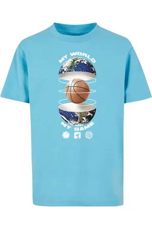 Mister Tee Dětské triko Ballin World modré