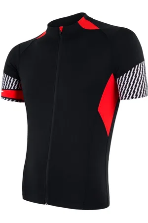 Sensor Pánský dres Cyklo Race Black/Red