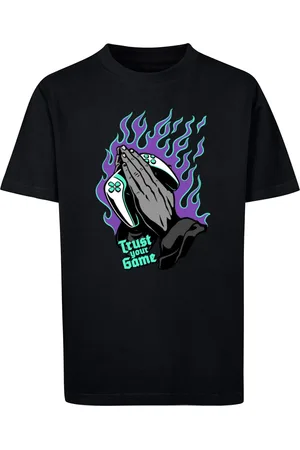 Mister Tee Dětské tričko Trust Your Game černé