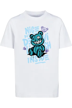 Mister Tee Dětské tričko Nice But Devilish bílé