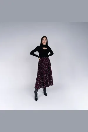 Michael Kors Skirt - ZINNIA PSLY PLTD SKT patterned
