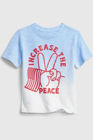 GAP Dětské tričko short sleeve graphic t-shirt - Kluci