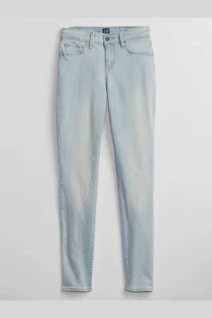 GAP Dštské džíny mid rise joggers - Holky