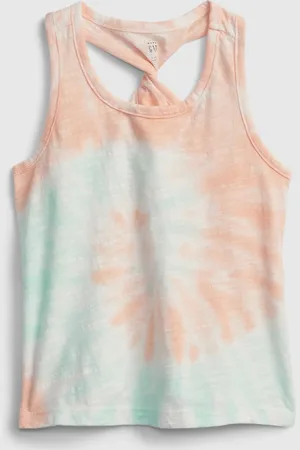 GAP Dětský top twist back tank - Holky
