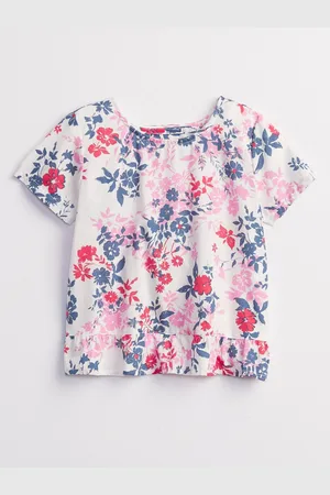GAP Dětské tričko wrap back t-shirt - Holky