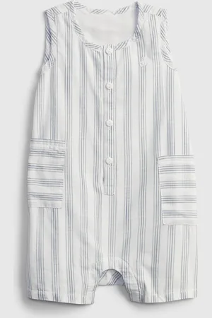 GAP Baby overal woven shorts suits - Dětské