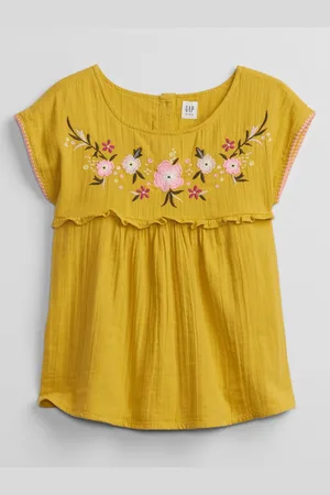 GAP Dětská košile embed woven top - Holky