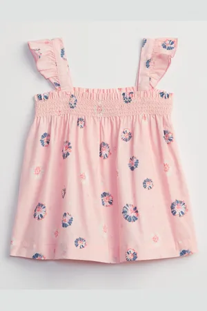 GAP Dětský top smocked tank top - Holky