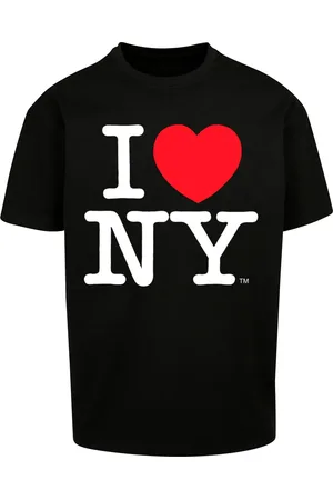 Merchcode Pánské tričko I Love NY Oversize černé