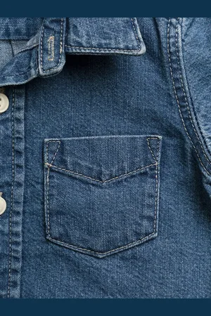 GAP Dětská košile denim shirt - Kluci