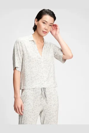 GAP Košile na spaní truesleep button-front top in modal - Dámské