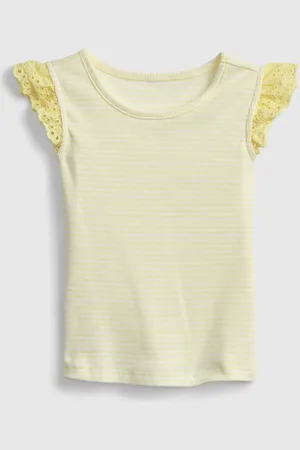 GAP Dětský top lace-trim tank - Holky