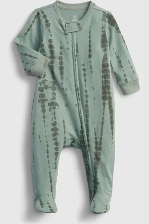 GAP Baby overal 100% organic cotton tie-dye one-piece - Dětské