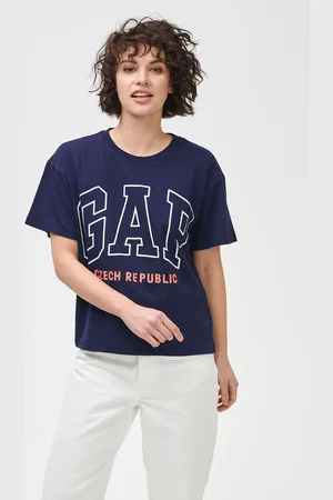 GAP Tričko Logo Czeach Republic easy short sleeve tee - Dámské