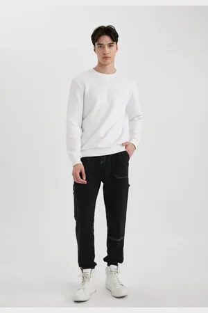 DeFacto Regular Fit Waist Tie Elastic Leg Pocket Jogger Sweatpants