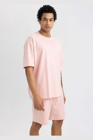 DeFacto Fit Oversize Wide Mold Crew Neck Printed Short Sleeve T-Shirt