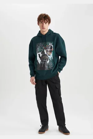 DeFacto Relax Fit Parachute Trousers with Cargo Pockets and Elastic Legs