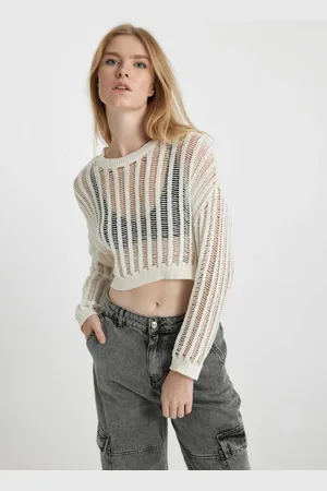 DeFacto Regular Fit Crew Neck Knitwear Sweater
