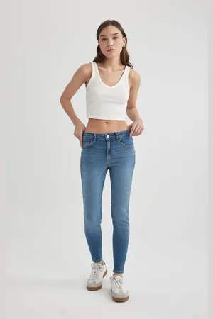 DeFacto Rebeca Skinny Fit Normal Waist Skinny Leg Long Jeans