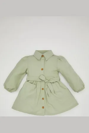 DeFacto Baby Girl Long Sleeve Twill Dress
