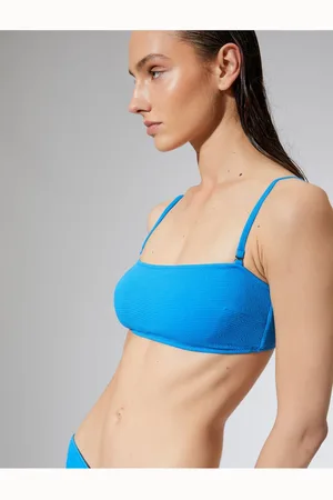 Koton Strapless Bikini Top Textured Covered