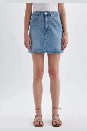 DeFacto Regular Fit Jean Mini Skirt