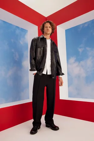 DeFacto Trousers Wide Leg Wide Leg Waist Laced Pocket