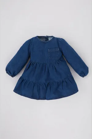 DeFacto Baby Girl Long Sleeve Jean Dress