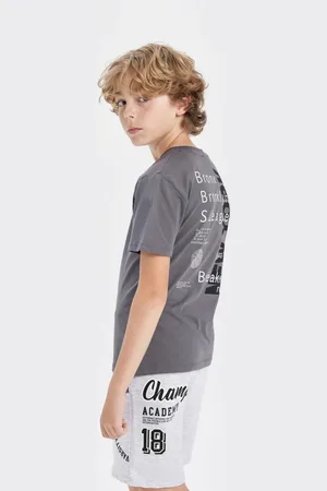 DeFacto Boy Oversize Wide Pattern Printed Shorts
