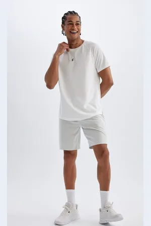 DeFacto Fit Gray Slim Fit Slim Cut Sportsman Standard Leg Shorts